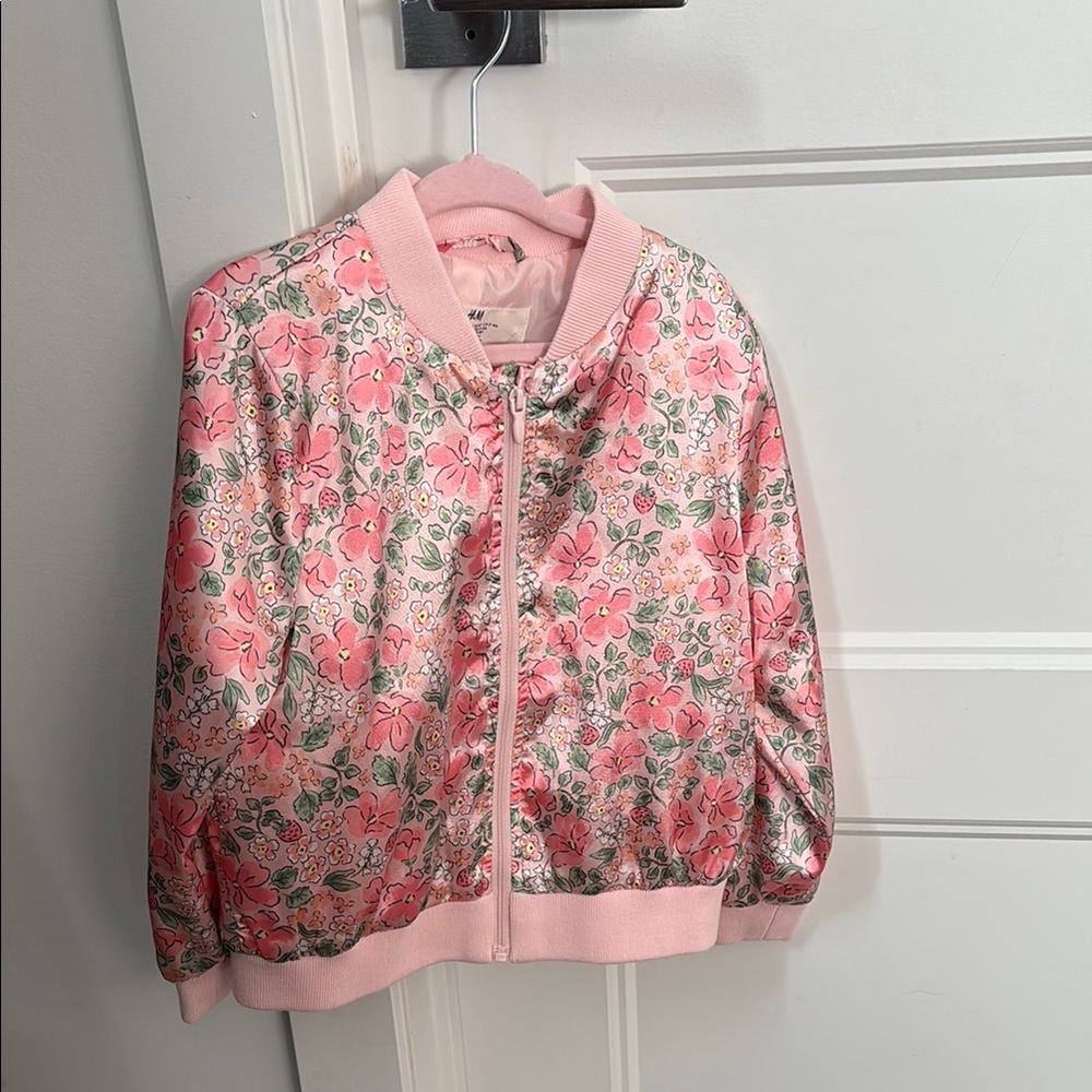 H&M Pink Floral Jacket